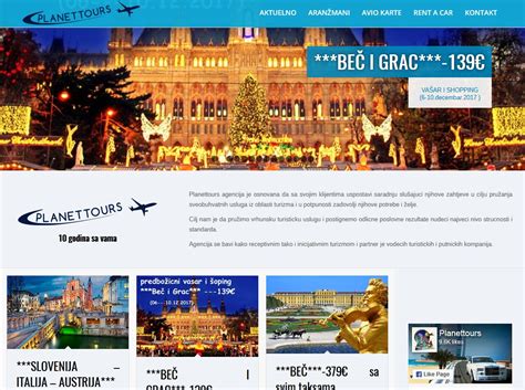 Planettours Info Turisti Ka Agencija Putujte Sa Nama