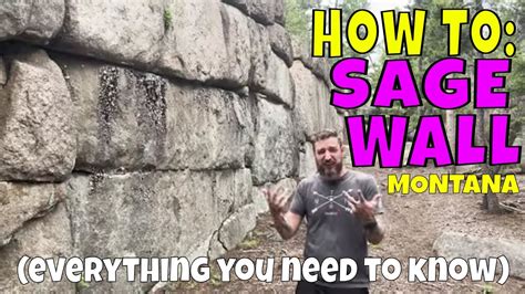 How To Sage Wall Sage Mountain Center Montana YouTube