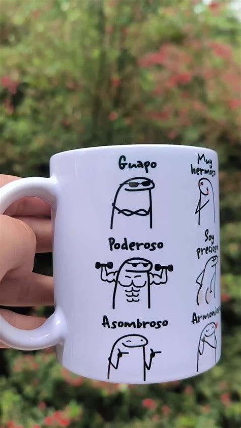 Pocillo Mug Guapo Poderoso Asombroso Flork Cancion Meme Cuotas Sin