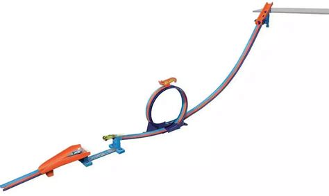 Hot Wheels Ultra Hots Downhill Loop Jump Exclusive 164 Track Set Mattel