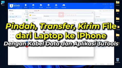 Cara Memindahkan Atau Transfer File Dari Laptop Ke Iphone Dengan Kabel