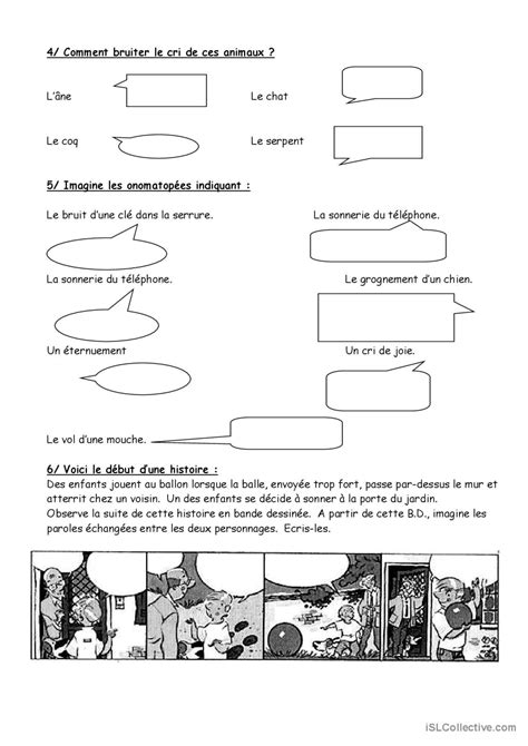 Le langage de la Bande dessinée Français FLE fiches pedagogiques pdf doc