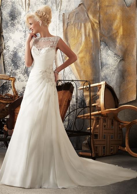 Dress Mori Lee Bridal Spring Collection Beaded