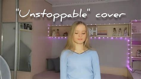 Sia Unstoppable Cover By Angelina Savelueva Youtube