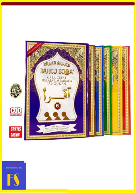 Buku Iqro Cara Cepat Belajar Membaca Quran Rasmul Utsmani Per Jilid