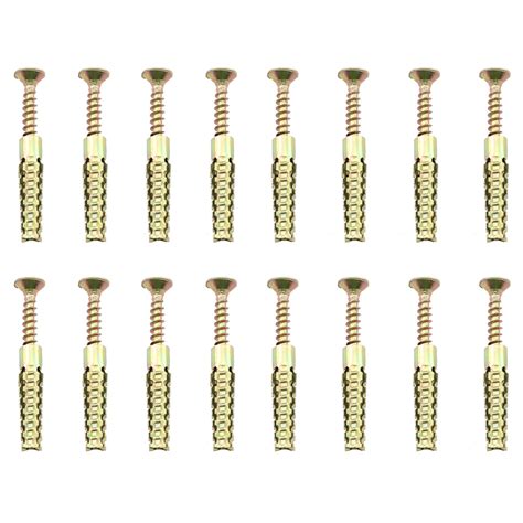 Wall Anchor With Screws DZS ELEC 20PCS 6x32mm Tree Shaped Steel Wall