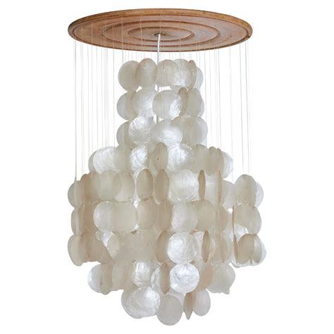 Vintage Capiz Shell Chandelier At Stdibs