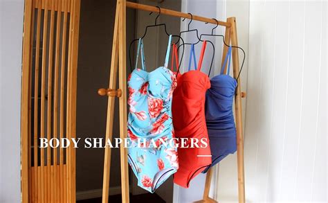 Amazon SYNHOZZ Black Wire Body Shape Display Hangers Lingerie