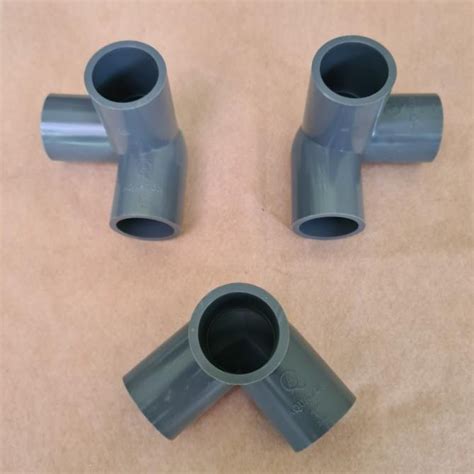 Jual Sambungan Fitting Tee Pipa Pvc 3 Way Arah 1 Inch Konektor