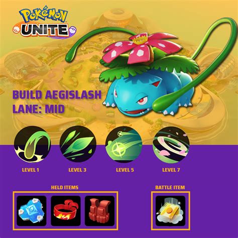 Panduan Pok Mon Unite Build Ability Item Venusaur