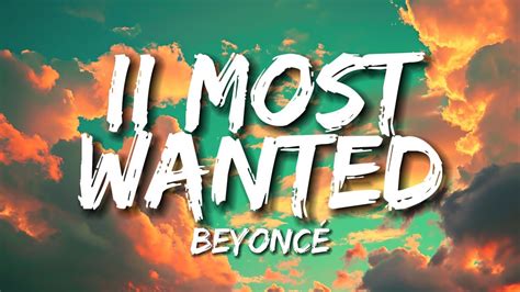 Beyonc Miley Cyrus Ii Most Wanted Lyrics Youtube