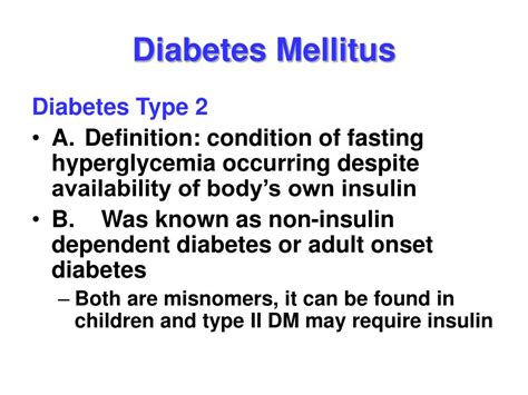 Ppt Diabetes Mellitus Powerpoint Presentation Free Download Id 595969