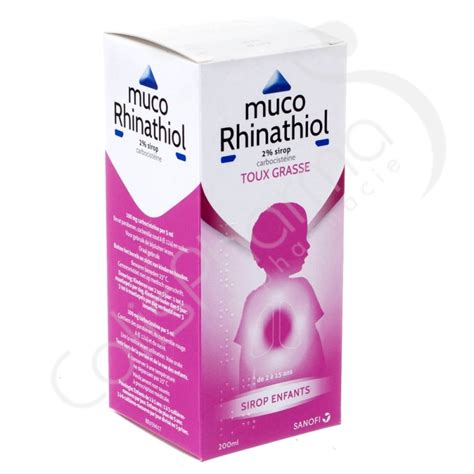 Muco Rhinathiol 2 Sirop 200 Ml Colispharma