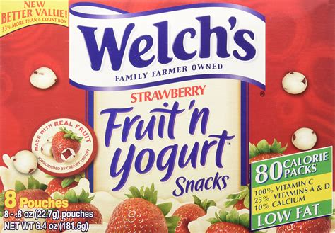 Welchs Strawberry Fruit Snacks 5 Ounce Pack Of 12