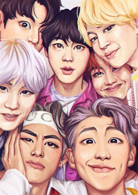 Pin De Jiya Em Bts Fanart Bts Desenho Imagens Bts Desenhos Images