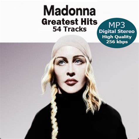 Madonna Greatest Hits 54tracks 256kbps Mp3 Music Cd Shopee Philippines