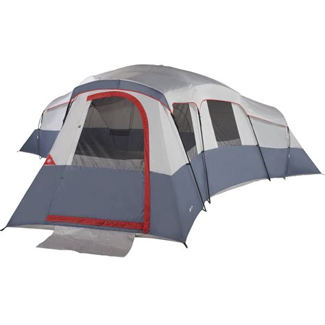 Ozark Trail 20 Person 4 Room Cabin Tent With 3 Separate Entrances
