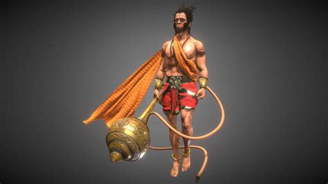 Shri Hanuman श्री हनुमान 🙏 3d Model By Emm Em666 568d9a9 Sketchfab