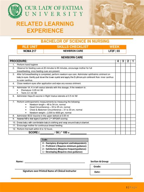 Checklist | PDF | Hand | Abdomen