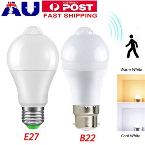 X Led Pir Motion Sensor Light Bulbs E B W Smart Detector