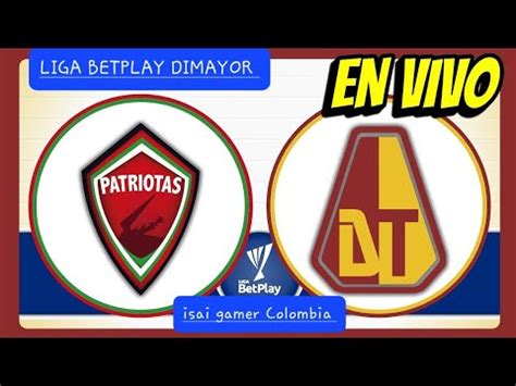 Patriotas Vs Tolima Liga BetPlay DIMAYOR 2022 Jornada 11 De 20 EN