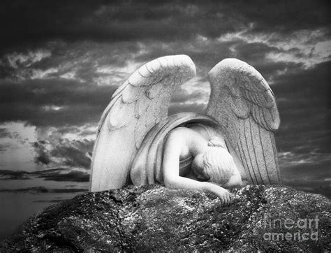 Grieving Angel Digital Art By Olga Zamora