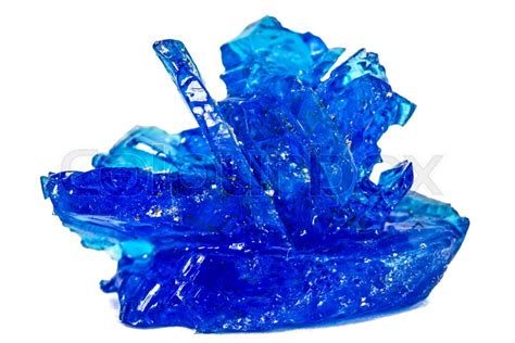 Blue crystals of vitriol, Copper ... | Stock image | Colourbox