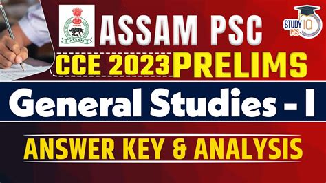 Apsc 2023 Prelims Paper Analysis Apsc Gs Paper 1 Analysis And Answer