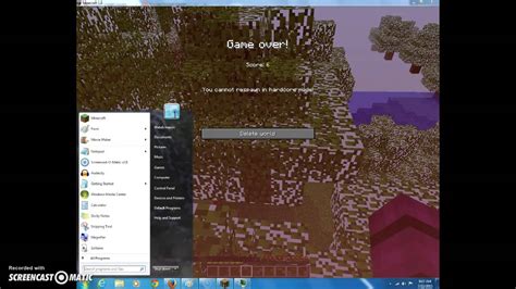 Minecraft HARDCORE Part End By Creeper YouTube