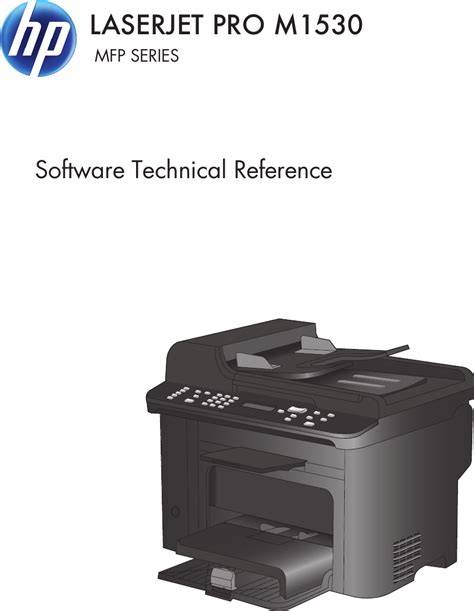 Hp Laserjet M1530 Multifunction Printer Series Software Technical