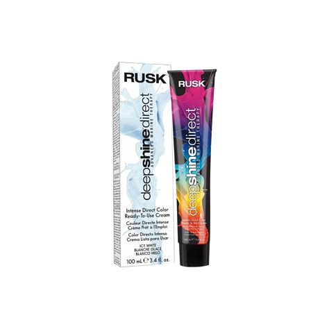 Rusk Deepshine Intense Direct Color 34 Oz Icy White