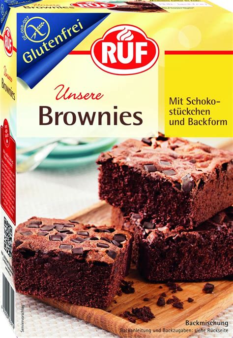 Ruf Brownies Glutenfrei Back Mischung American Chocolate Brownies