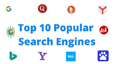 Top 10 Best Search Engines In The World In 2020 Digitalwithtarun