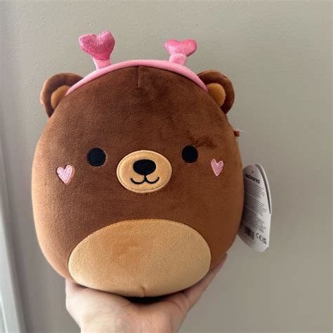 Omar The Valentines Bear Squishmallow In Cute Stuffed