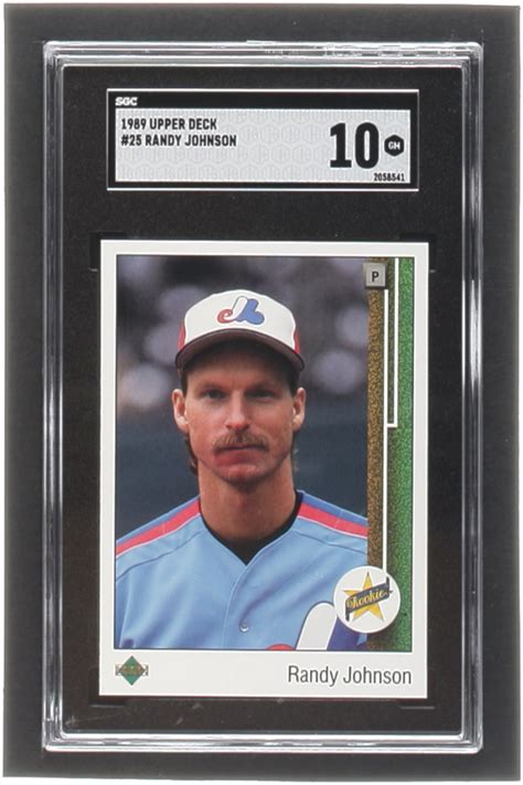 Randy Johnson Upper Deck Rc Sgc Pristine Auction