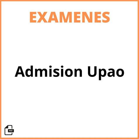 Examen De Admisi N Upao Resuelto