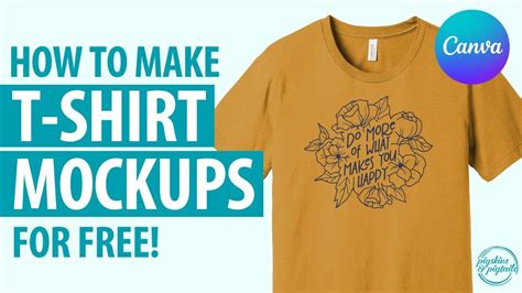 How To Create Bella Canvas T Shirt Mockups In Canva For Free Youtube