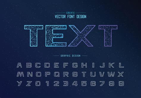 Texture Bold Font And Alphabet Vector Design Typeface Letter And