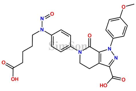 Apixaban Nitroso Impurity 9 CAS No NA Simson Pharma Limited