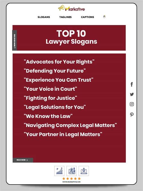 205 Powerful Lawyer Slogans To Get More Client Markative