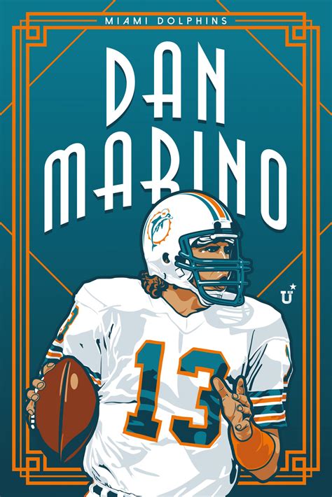 UNOFFICiAL ATHLETIC | Dan Marino Poster Design