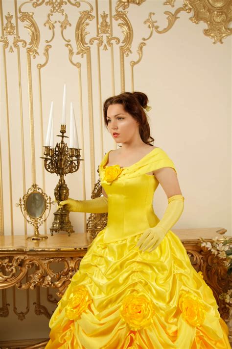 Belles Dress Costume Adult Belle Cosplay Costume Belle Etsy