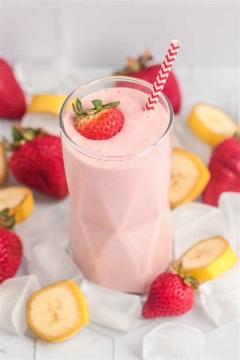 Strawberry Banana Coconut Smoothie Recipe Life Love Liz