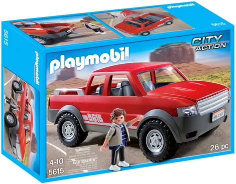 Playmobil City Action 5615 Pas Cher Pick Up Rouge