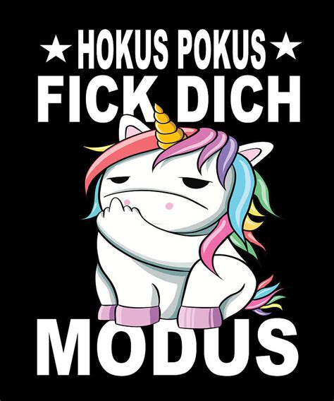 Hocus Pocus Fuck You Mode Unicorn Digital Art By Steven Zimmer Pixels
