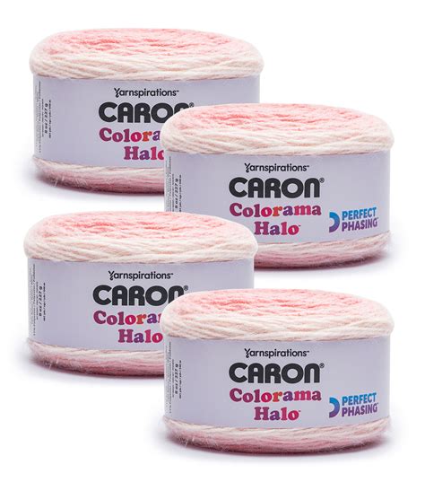 Caron Bulky Polyester Blend Colorama Halo Yarn 4 Bundle Joann