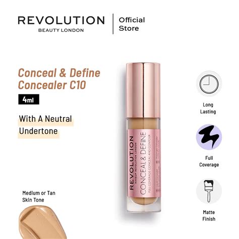 Makeup Revolution Conceal Define Concealer C Ml Eshaistic