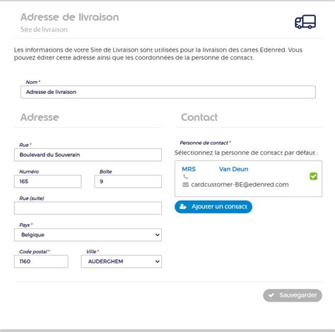 Comment Changer L Adresse De Mon Entreprise Edenred Customer