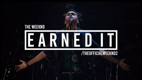 The Weeknd Earned It Fifty Shades Of Grey Lyric Video