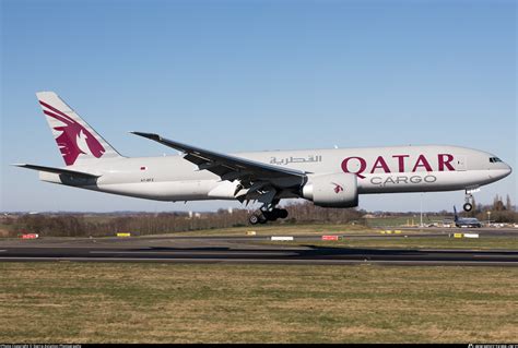 A7 BFZ Qatar Airways Cargo Boeing 777 F Photo By Sierra Aviation